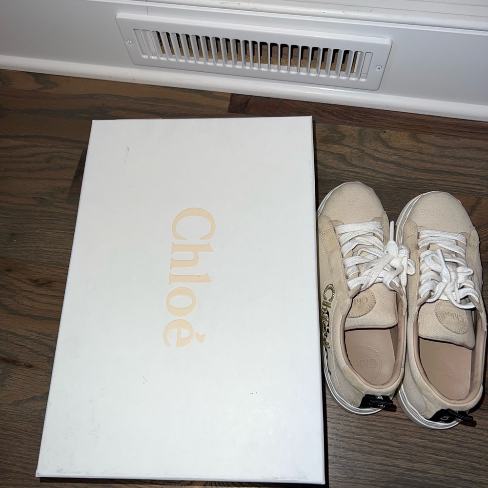 chloe tennis shoes
